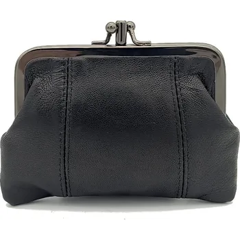 Dámská kožená peněženka Borse Design 51-11-1 černá Barva: černá, Velikost: 0