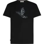 ICEBREAKER Mens 150 Tech Lite SS T Skiing Yeti, Black velikost: XXL