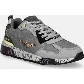 Pánské tenisky Tenisky Aeronautica Militare SNEAKERS 252SC0276UCT03380.94708 šedá 90X, EUR 41