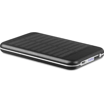 Powerbanka Solární power banka 4000 mAh - SOLARFLAT, černá