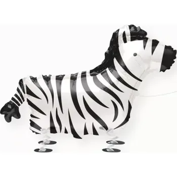 Balónek Chodící balónek - zebra 76 cm