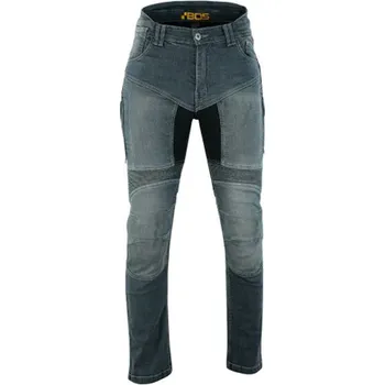 Moto kalhoty BOS Moto jeansy Prado Gray - 38