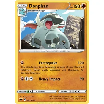 Karetní hra Donphan 087/185 - Vivid Voltage Typ karty: Non-Holo