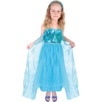 Karnevalový kostým Dětský kostým Frozen princezna - Elsa Deluxe