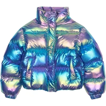 Kojenecká bunda Mikk-Line Mikk - Line dětská metalická puffer zimní bunda 6534 - Mettalic Velikost: 11-12 let