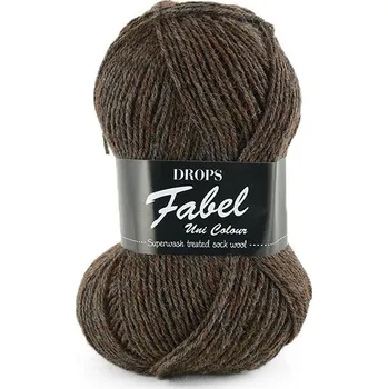 Příze Příze DROPS Fabel Unicolor 300 - hnědá