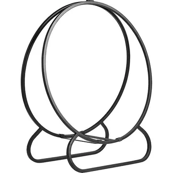 Adam Burford stojan na palivové dřevo, černý