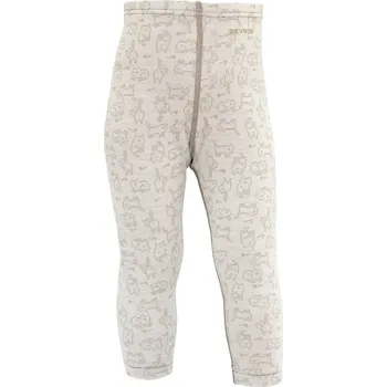 Dětské termoprádlo Dětské funkční kalhoty s merinem Devold Duo active baby raw white velikost 86