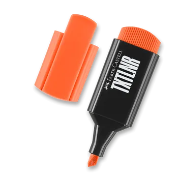 Zvýrazňovač Faber-Castell Short TXTLNR SF oranžový