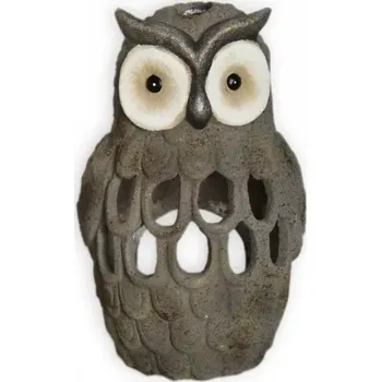 Svícen Sova svícen keramika 16cm