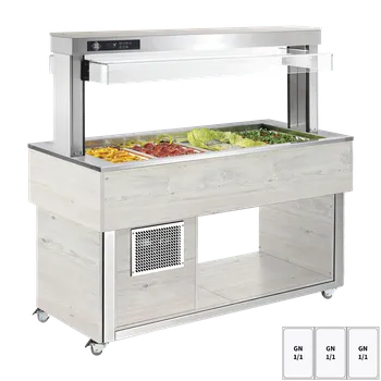 Bufet chlazený GN 3-1/1 - 200 mm, Hemlock | RM - TR GREEN+ 3H