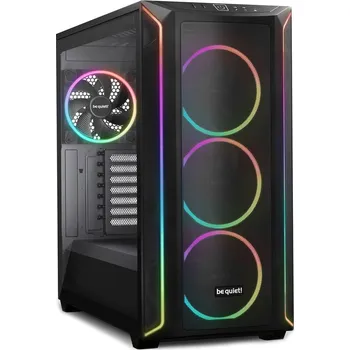 PC skříň Be quiet! skříň SHADOW BASE 800FX / ARGB / 4x140mm ARGB fan / USB-C / 2xUSB 3.0 / tvrzené sklo / černá