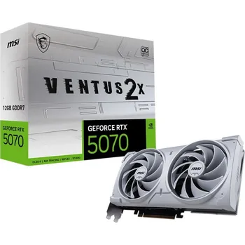 Grafická karta MSI GeForce RTX 5070 VENTUS 2X/OC/12GB/GDDR7