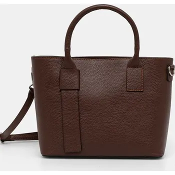 Kabelka Kožená kabelka Answear.LAB 1044.ios hnědá 88X, vel. ONE SIZE