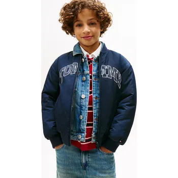 Dětská bunda Tommy Hilfiger KB0KB09957.128.176.9BYA námořnická modř 59X, vel. 176