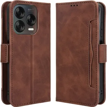 Pouzdro na tablet VSECHNONAMOBIL 119674 SLOT Peněženkový obal pro ZTE V70 Vita hnědý