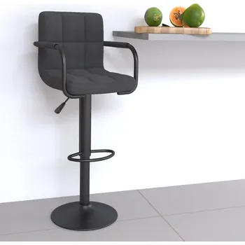 Barová židle zahrada-XL Barová židle tmavě šedá textil 334626