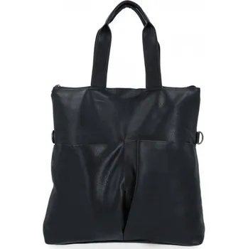 Kabelka Dámská kabelka shopper bag Hernan černá HB0362