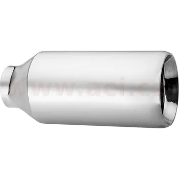 Autodíl koncovka výfuku nerezová kulatá, vnitřní průměr 58 mm, průměr koncovky 101 mm, délka 230 mm FENNO, VK P8701