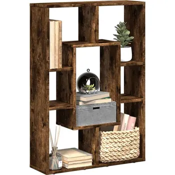 Knihovna vidaXL Knihovna 63 x 20 x 90 cm kompozitní dřevo [858143] Barva: kouřový dub