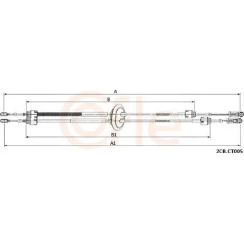 Tazne lanko, rucni prevodovka COFLE 2CB.CT005