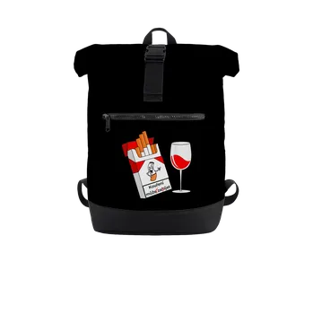 Městský batoh Bastard Kouření můžeš zapíjet batoh Black