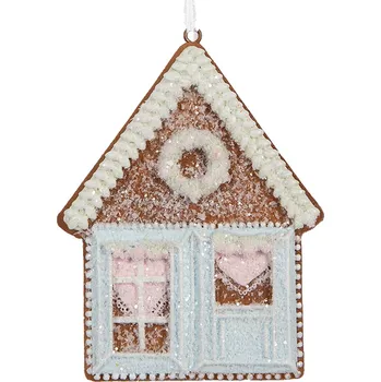Vánoční dekorace Clayre & Eef - Dekorativní perníková chaloupka 6PR5337
