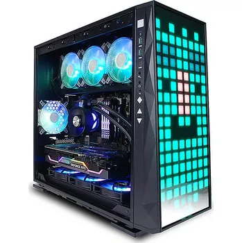 PC skříň In Win 309/Midi Tower/Transpar./Černá