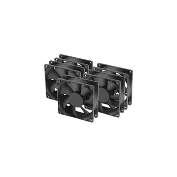 PC ventilátor AKASA ventilátor AK-8025LS-KT05 80x80, Sleave bearing, 3-pim, 5ks v balení
