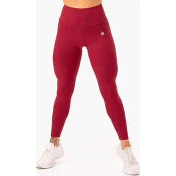 Dámské legíny Dámské legíny Staples Scrunch Bum Wine Red - Ryderwear Velikost: S, Barva: červená