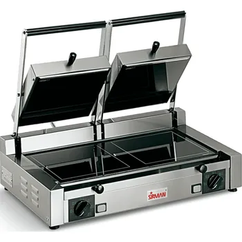 Kuchyňský gril Sirman Gril kontaktní PD VT LR-LR - sklokeramická deska