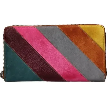 Peněženka Dámská kožená peněženka - hnědá/multi od firmy LAGEN (Dámská kožená peněženka LAGEN)