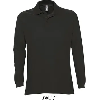 Pánská košile Sol's Star - Men's Polo Shirt, černá (Black)
