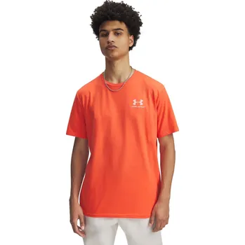 Pánské tričko Pánské tričko s krátkým rukávem Under Armour SPORTSTYLE LC SS TEE oranžové 1326799-847 - M | UK 11,5 | US 12,5