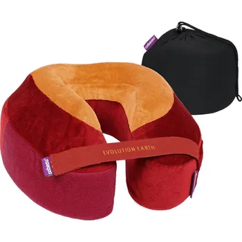 Cestovní polštářek Cabeau Evolution Earth Deluxe - Fire Rust Cestovní polštář z paměťové pěny