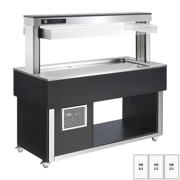 Bufet chlazený GN 3-1/1 - 30 mm, Wenge | RM - TR LIME+ 3W