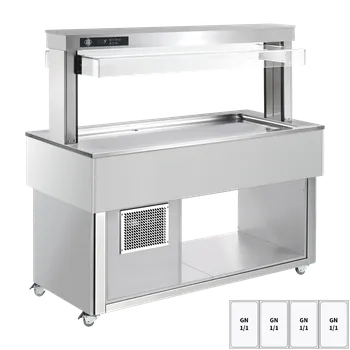 Bufet chlazený GN 4-1/1 - 30 mm, RAL | RM - TR LIME+ 4R