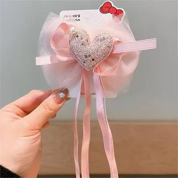 Ozdobná sponka do vlasů Heart Růžová