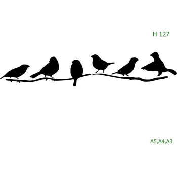 Šablona H 127 - A4 , Lepící fólie