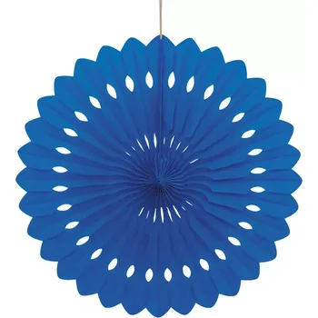 Konfeta Dekorační rozeta královsky modrá