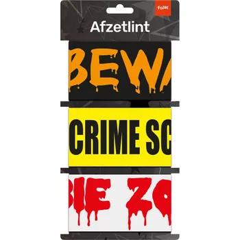 Party dekorace Dekorace na Halloween - bezpečnostní pásky 3ks - 5 m