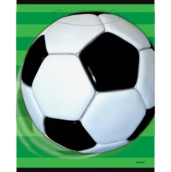 Dárková taška Taška plastová 3D Fotbal 8ks