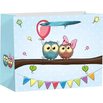 Dárková taška Dárková taška Sovy na větvi