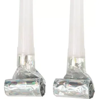 Party dekorace Frkačka lesklá stříbrná, 8 ks (Frkačka lesklá stříbrná, 8 ks)