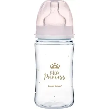 Canpol Babies Antikoliková lahvička 240ml Little Princess