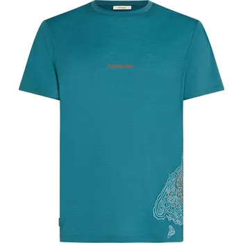 Pánské tričko ICEBREAKER Mens 150 Tech Lite SS Tee 30th Anniversary, Topaz velikost: L