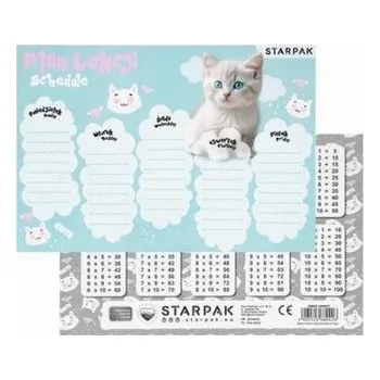 Set školních potřeb Plan Lekcji Tabliczka Mnożenia A5 CUTI KOT2 25szt