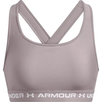 Dámské spodní prádlo Dámská sportovní podprsenka bez výztuže Under Armour CROSSBACK MID BRA W šedá 1361034-015 - XS | UK 13 | US 14