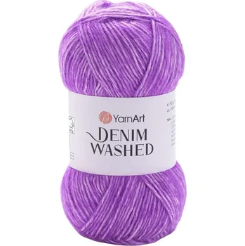 Yarn Art Denim Washed 904 Lilac Pletací příze