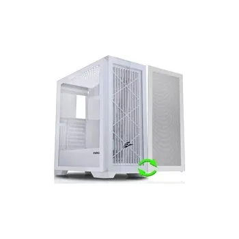 PC skříň Evolveo Ptero Q2W PTEROQ2W EVOLVEO Ptero Q2W, 2x čelní panel - sklo /mřížka, case ATX, bílá